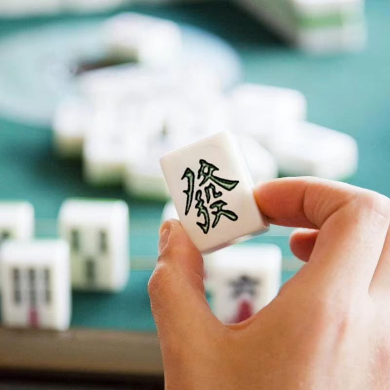 Majong Sets, Mini Mahjong Chinois Portable Ensemble De 144 Tuiles Jeux