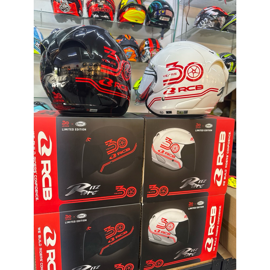 ARC Ritz × RCB 30th Anniversary Limited Edition Helmet ULANG TAHUN KE ...