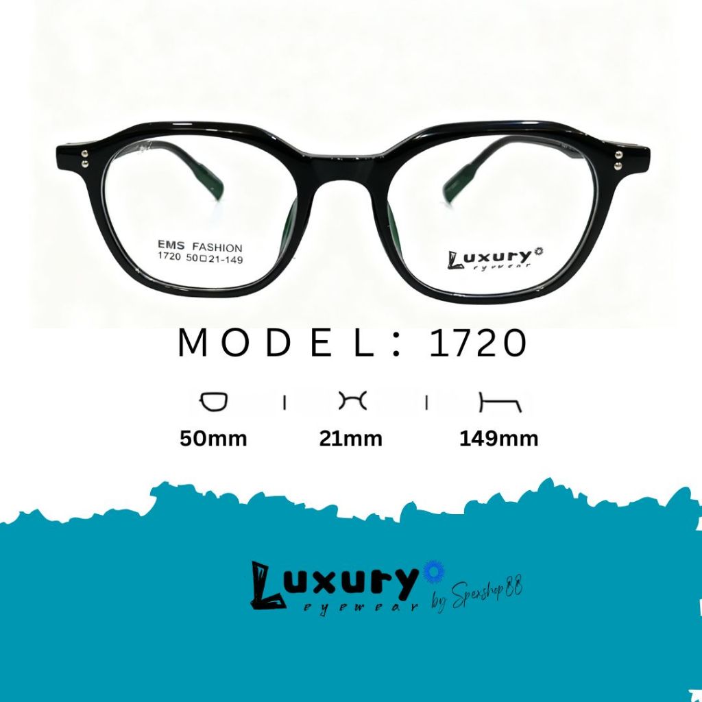 LUXURY | MODEL 1720 | 50-43-21-149 | PLASTIC TR | UNISEX | FRAME ...