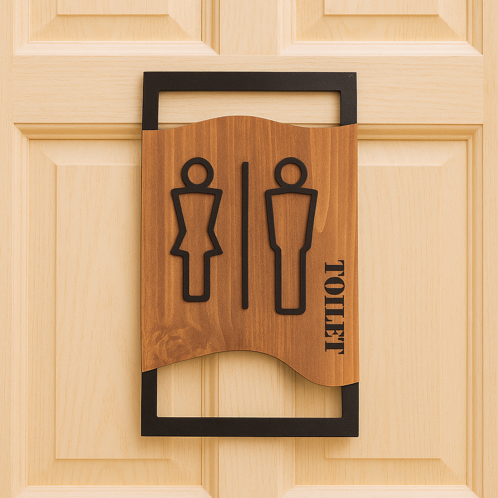 TOILET SIGNAGE FOR MEN AND WOMEN INDOOR SIGNAGE | Shopee Malaysia