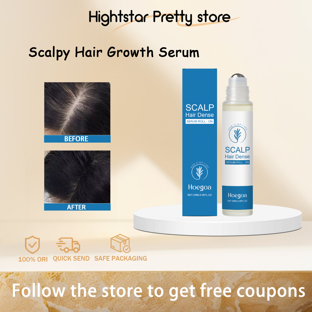 Scalpy Hair Growth Serum Rosemary Hair Growth Serum Roll Promotes scalp ...