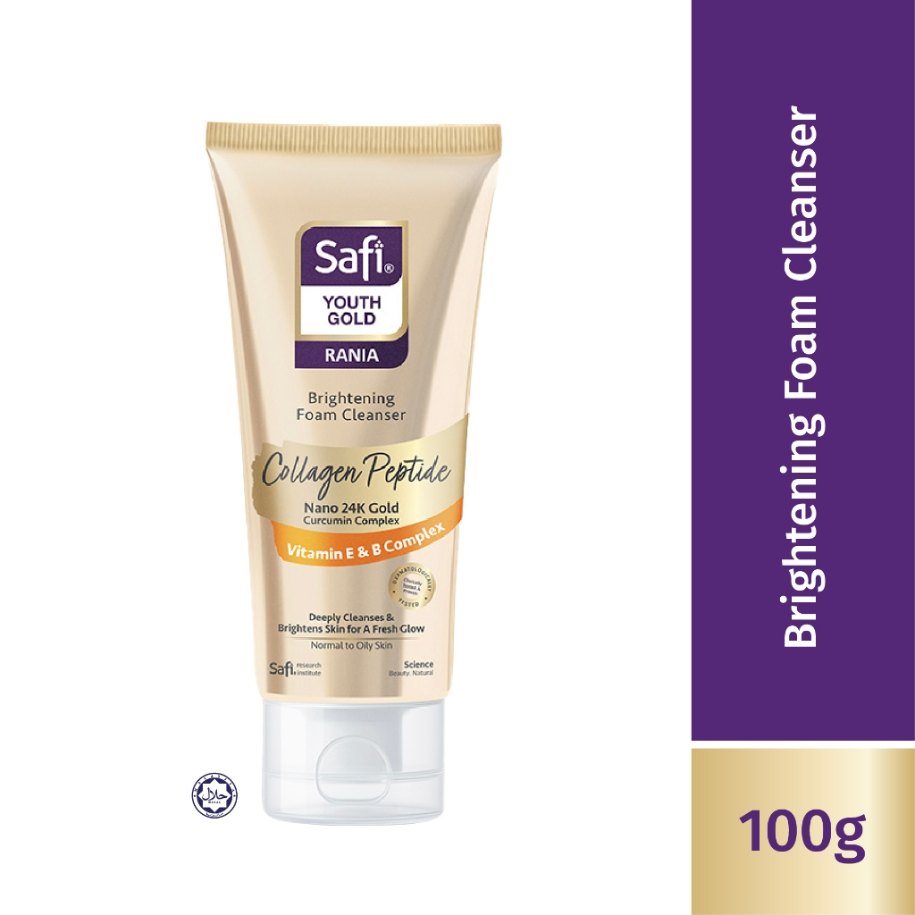 SAFI Youth Gold Rania Brightening Foam Cleanser 100g│Cleanses ...
