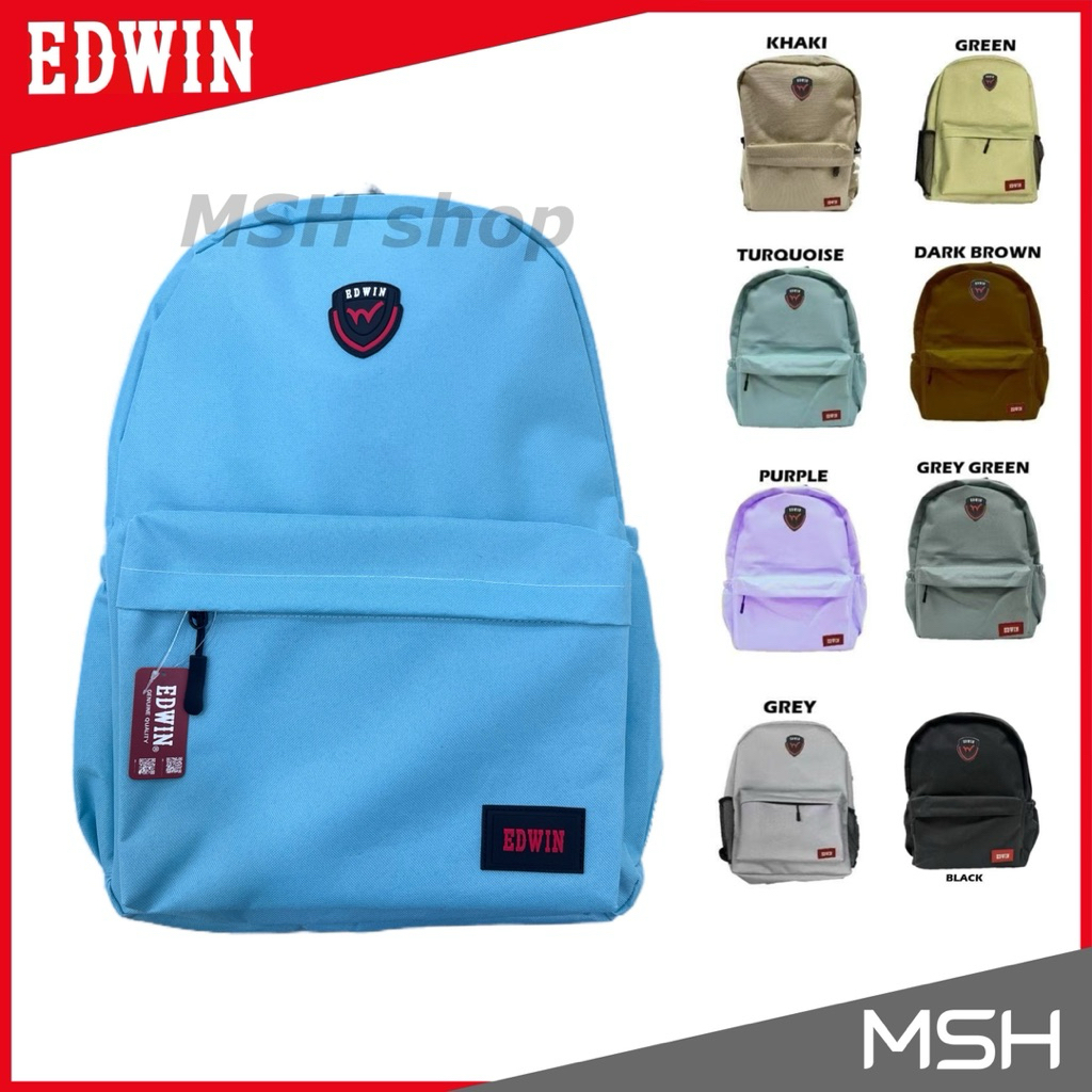 Bag Sekolah EDWIN Original / School bag Edwin | Shopee Malaysia
