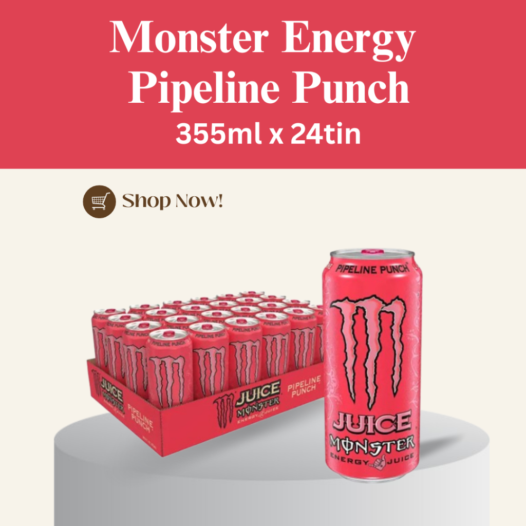 MONSTER ENERGY Pipeline Punch 24cans x 355ml | Shopee Malaysia