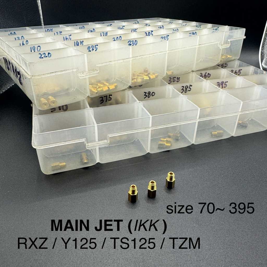 Main Jet Ikk 95~ 395 RXZ / Y125 / TZM / TS125 / Dinamik /RX100 / ZX150 ...