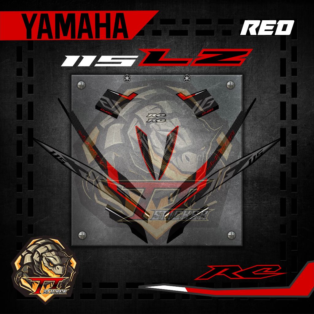 YAMAHA LAGENDA 115 ZR / SRL115 Fi | MOTOR STICKER STRIPE JUPITER RC ...