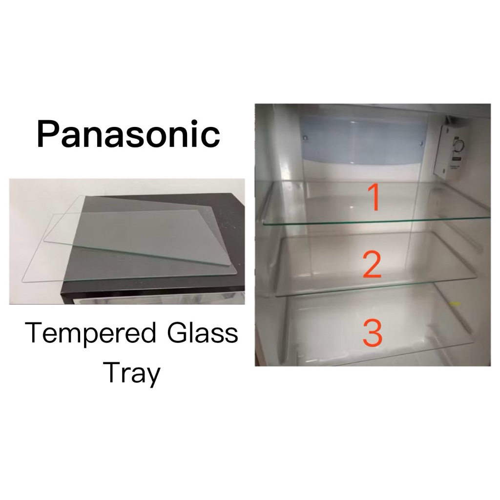 PANASONIC ORIGINAL TEMPERED GLASS TRAY ( AH-341430) FOR REFRIGERATION ...