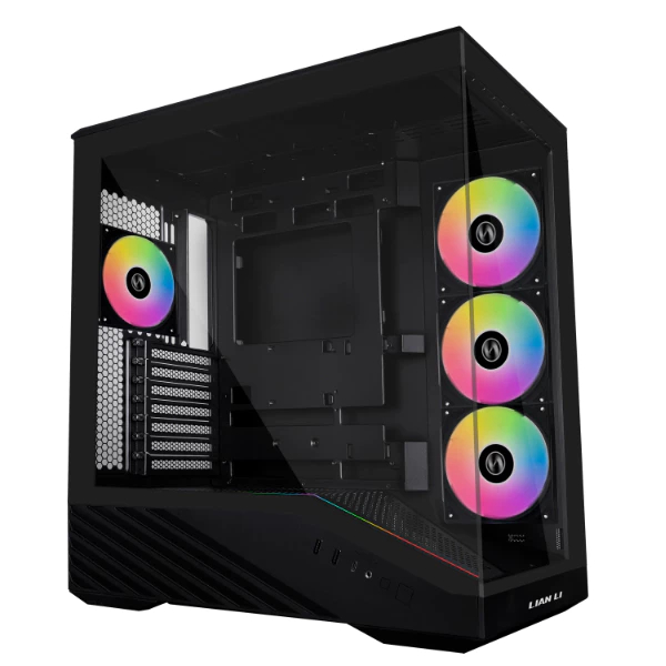 LIAN LI Vector V100R ATX Casing With 4 X 120mm Fans Pre-Installed BLACK ...