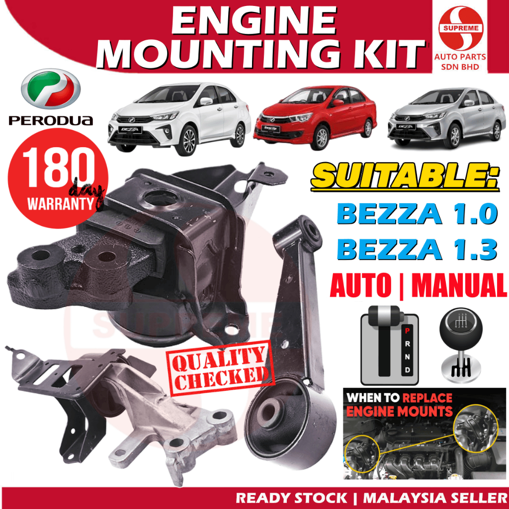 S2U Engine Mounting Kit Set Perodua Bezza 1.0 1.3 Auto Manual With ...