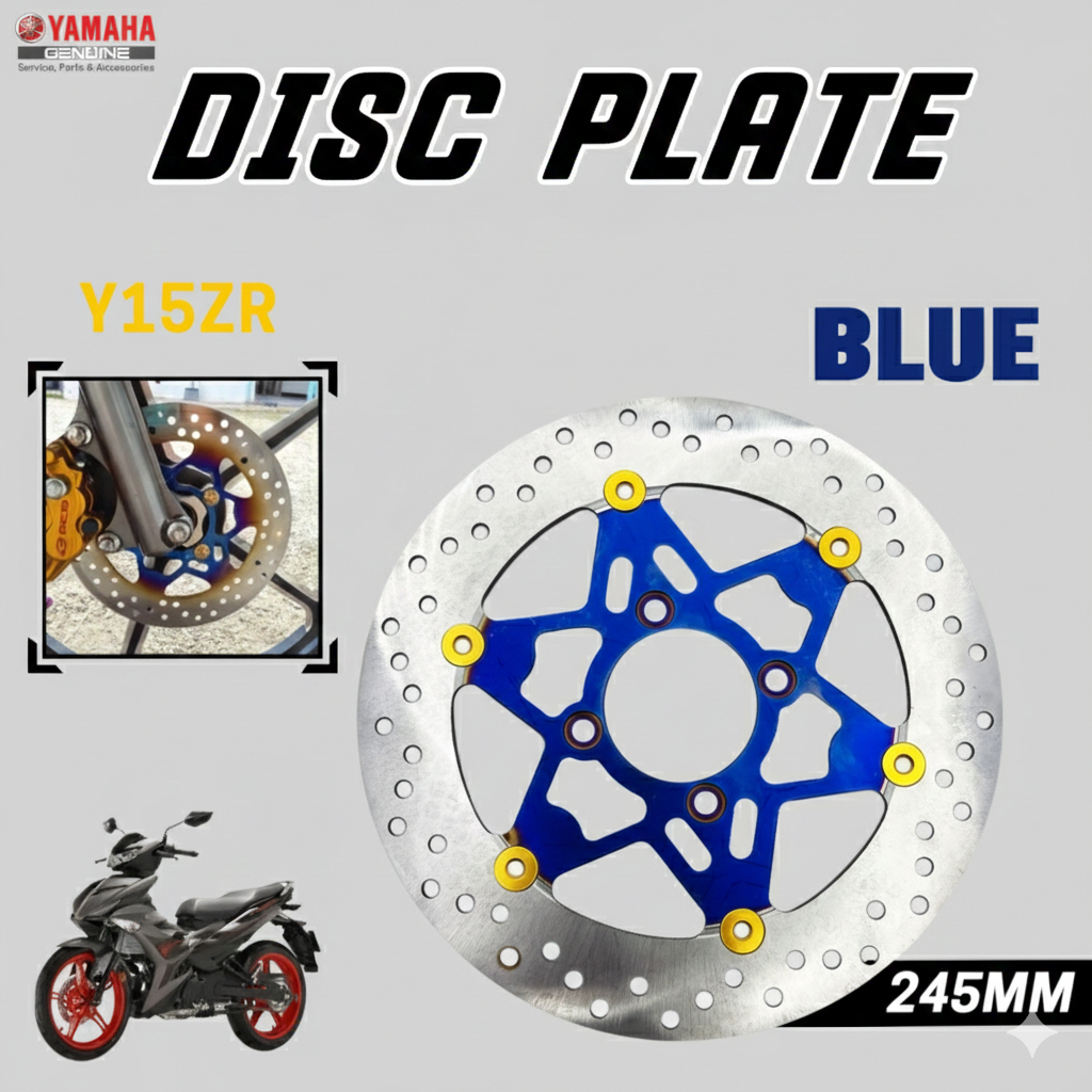 Y15 V1 V2 Y15ZR DISC ENKEI TITANIUM FRONT YAMAHA STANDARD SIZE BINTANG ...