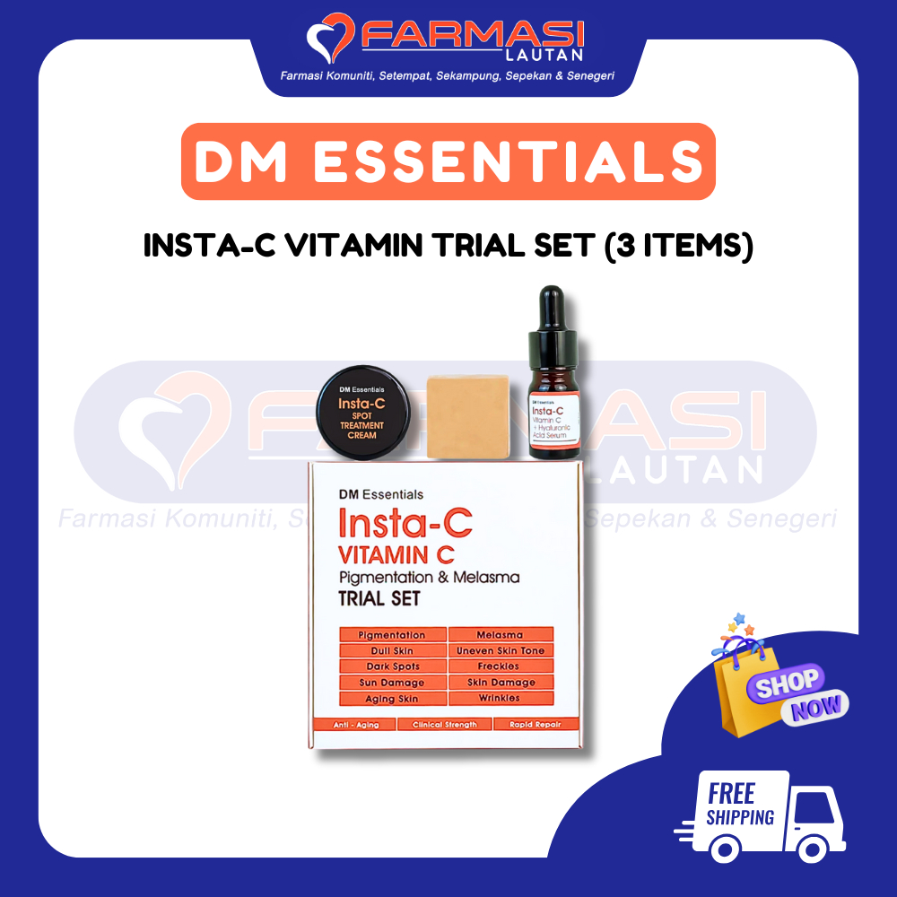 DM ESSENTIALS INSTA-C TRIAL SET (3 ITEMS) | Shopee Malaysia