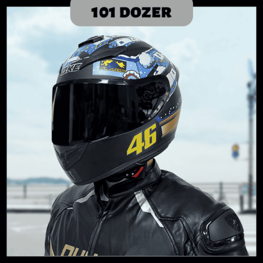 QIKE Motorcycle Racing Full Face Unique Design Helmet 46 Project Sport ...
