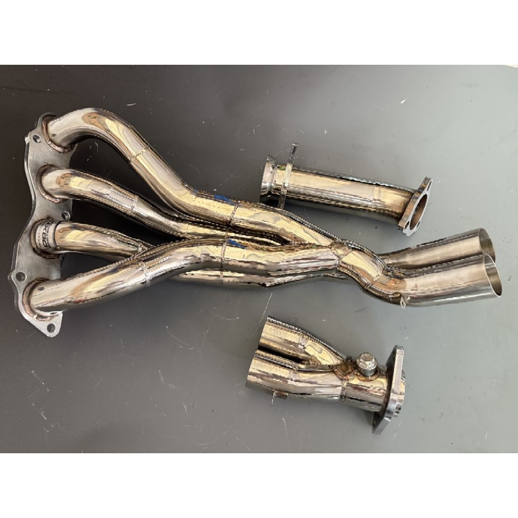 OBX Racing Civic DC5 ES EP3 K20A extractor Header 421 Tri-Y Exhaust ...