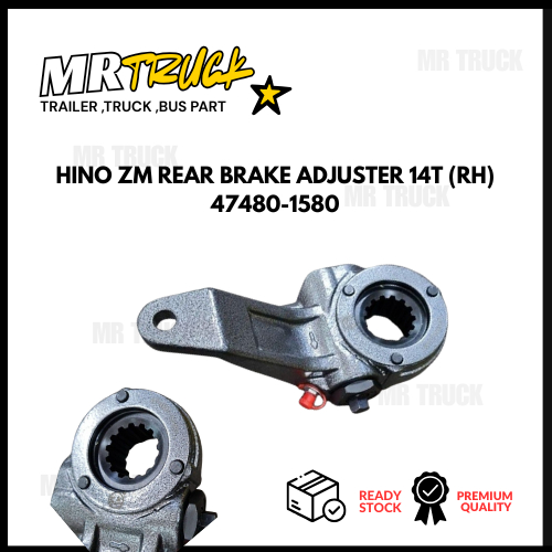 HINO ZM REAR BRAKE ADJUSTER 14T (RH) 47480-1580 | Shopee Malaysia