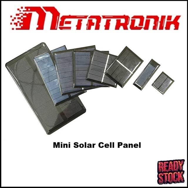 MINI SOLAR CELL Panels SQUARE Type For Robotic, STEM, Etc. | Shopee ...