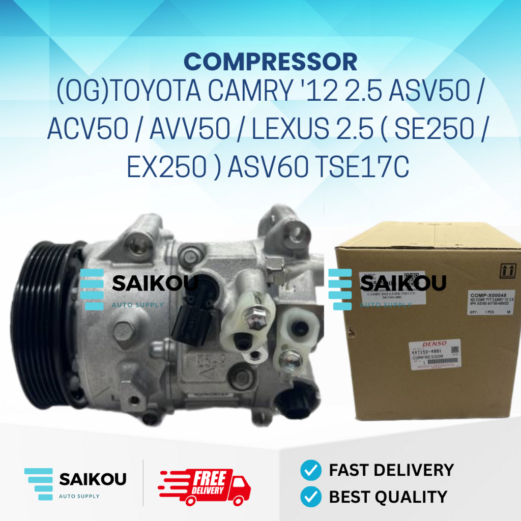 TOYOTA CAMRY '12 2.5 ASV50 / ACV50 / AVV50 / LEXUS 2.5 ( SE250 / EX250 ...