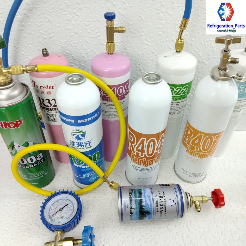 CZ Refrigerant (All in 1) R134 R600 R32 R410 R22 R290 R404 R407 For air ...