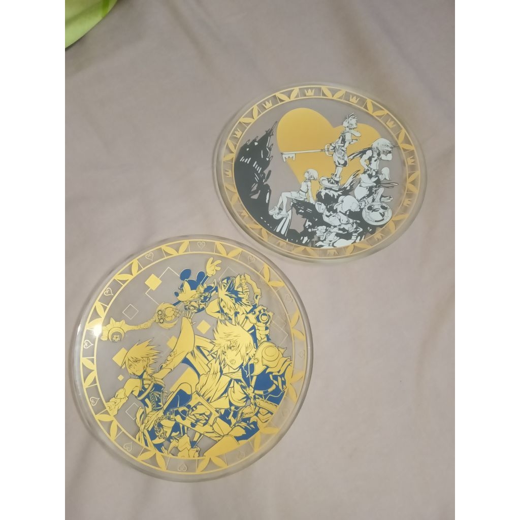 KINGDOM HEARTS GLASS PLATES // KH1 // KH BBS // SQEX // MERCH | Shopee ...