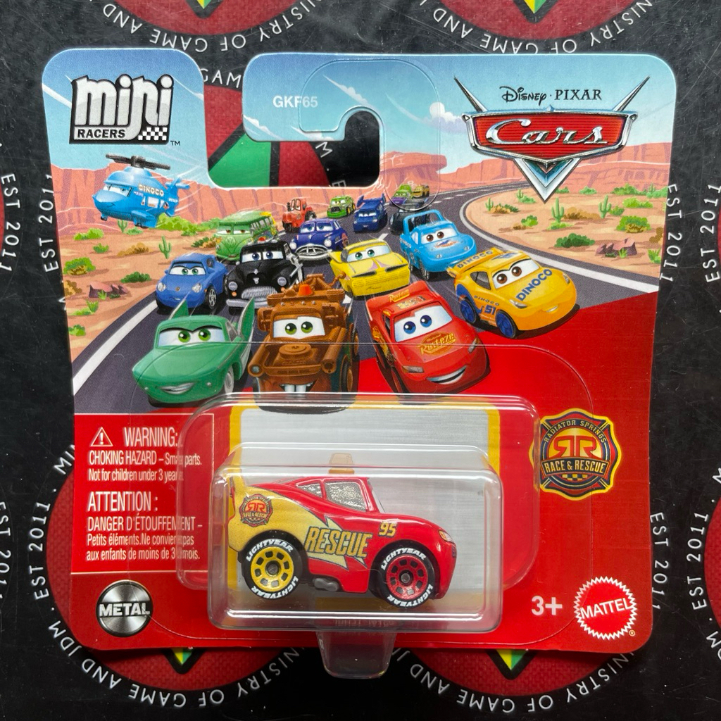 Mini Racers Disney Pixar Cars Race And Rescue Lightning Mcqueen ...