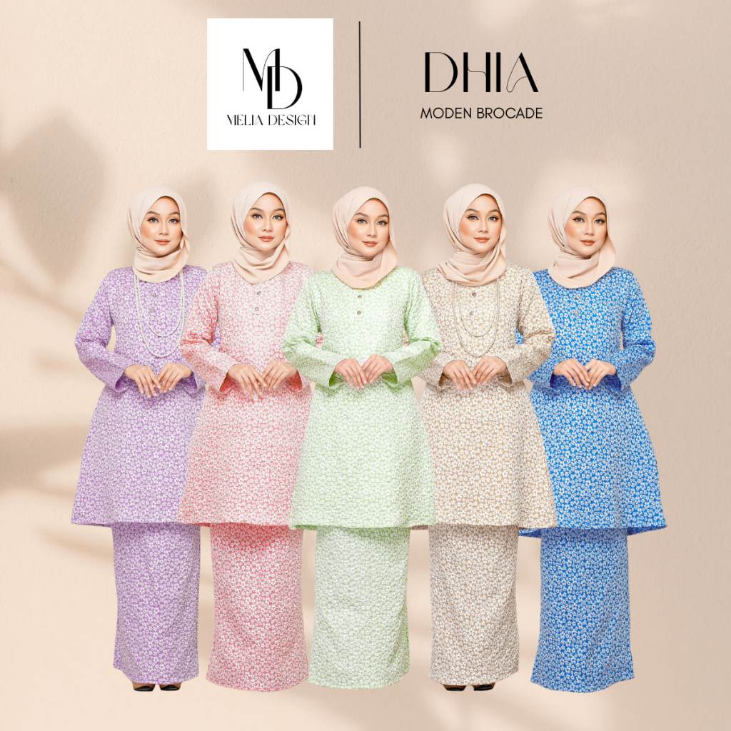 KURUNG MODEN BROCADE DHIA BY MELIA DESIGN BROCADE PREMIUMMUSLIMAH SULAM ...