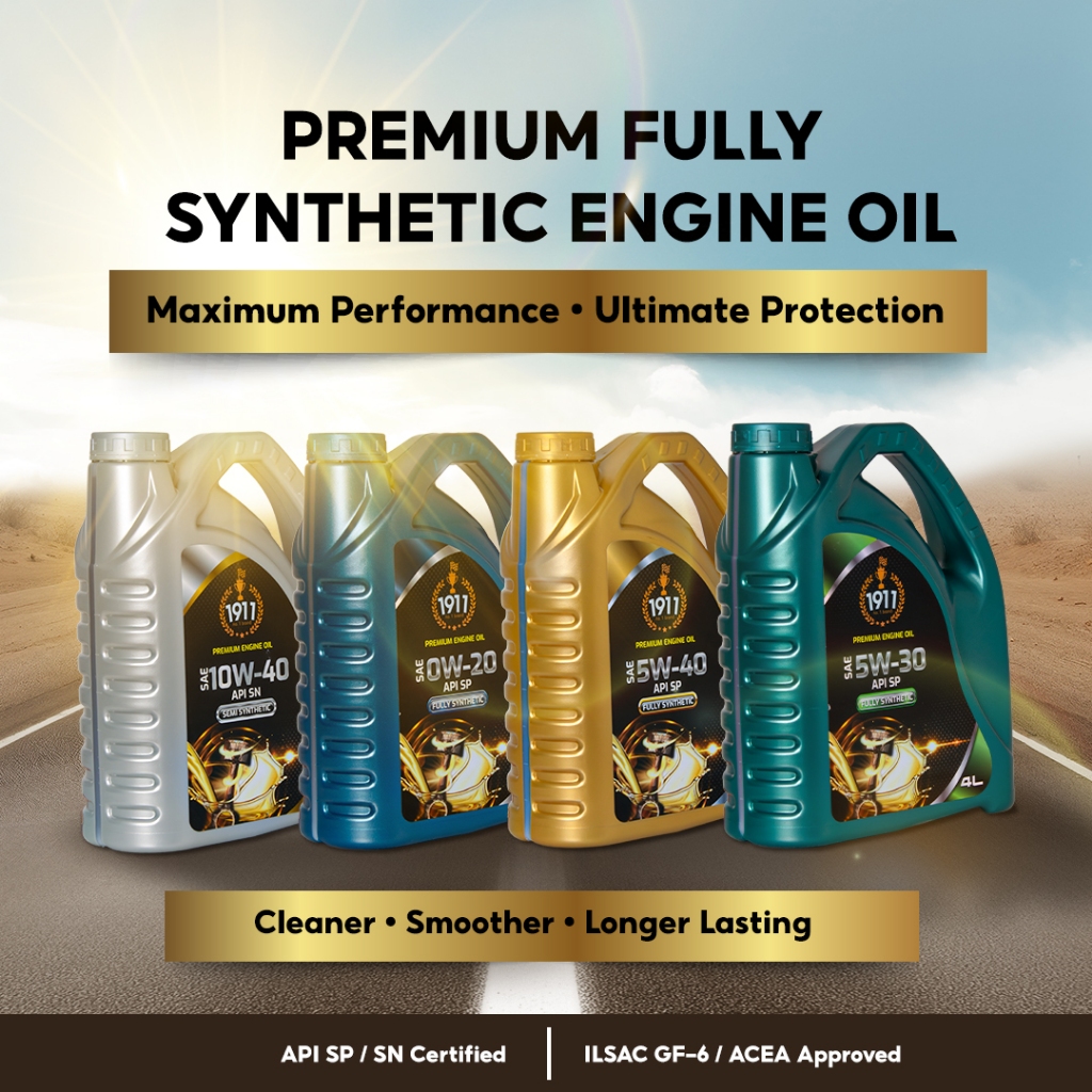 1911 Premium Engine Oil | Fully Synthentic & Semi Synthetic | Maximum ...