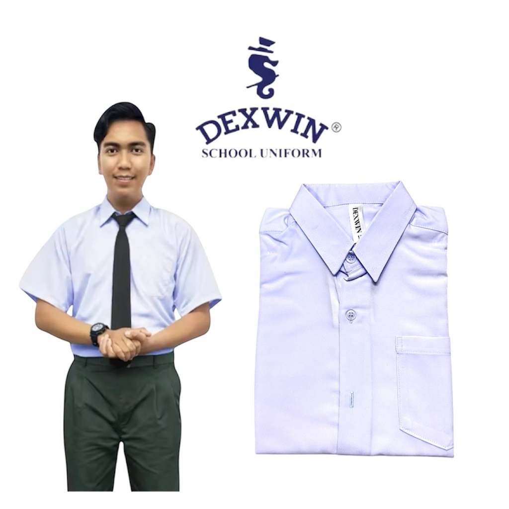 [DEXWIN] BAJU KEMEJA PUTIH SEKOLAH RENDAH/ MENENGAH/ LENGAN PENDEK ...