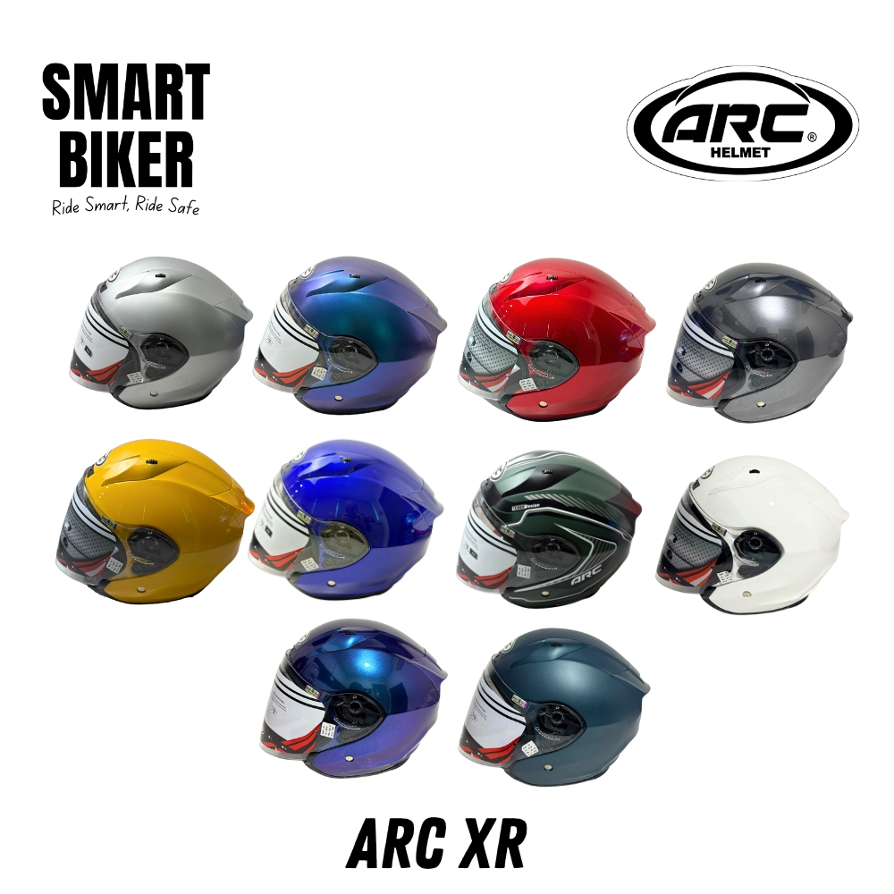 ARC XR Original Rider Helmet SIRIM & JPJ Approved | Shopee Malaysia