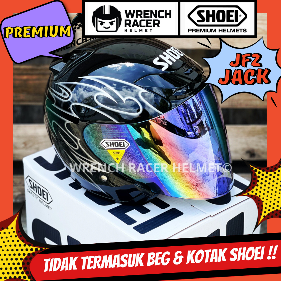 helmet shoei jack harga J-Cruise II Open Face Motorcycle : Automotive Cruise 3 open Spec premium Helmet Shoei harga