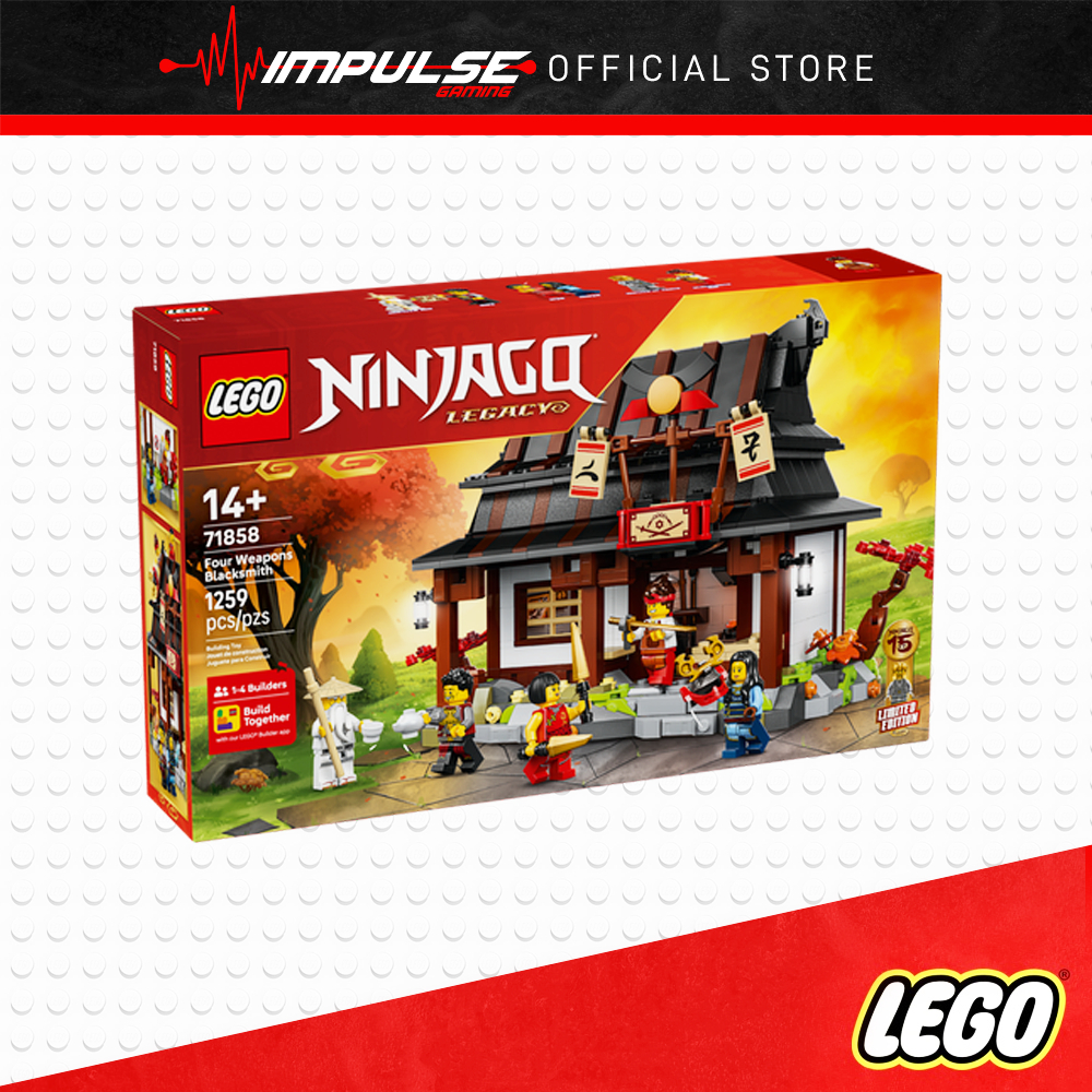 LEGO Ninjago 71858 Four Weapons Blacksmith 15th Anniversary | Shopee ...