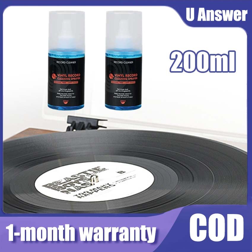 Vinyl Record Cleaner LP Vinyl Record Player Turntable Needle Cleaning