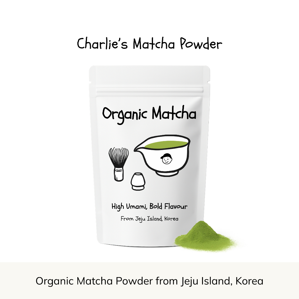 🍵Organic Matcha Powder, Charlie's Factory | Jeju Island, Korea | G40 ...