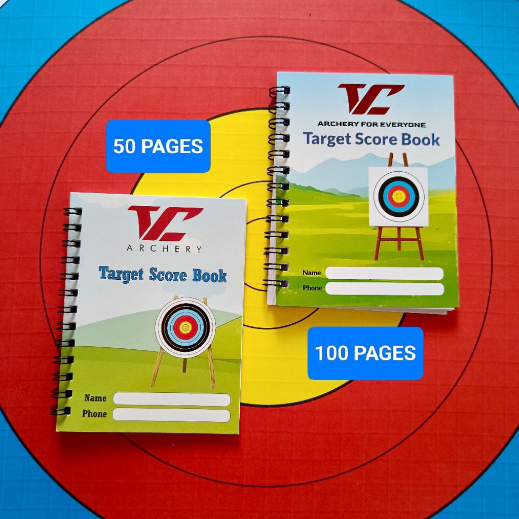 ARCHERY TARGET SCORE BOOK 50 PAGES / 100 PAGES | Shopee Malaysia