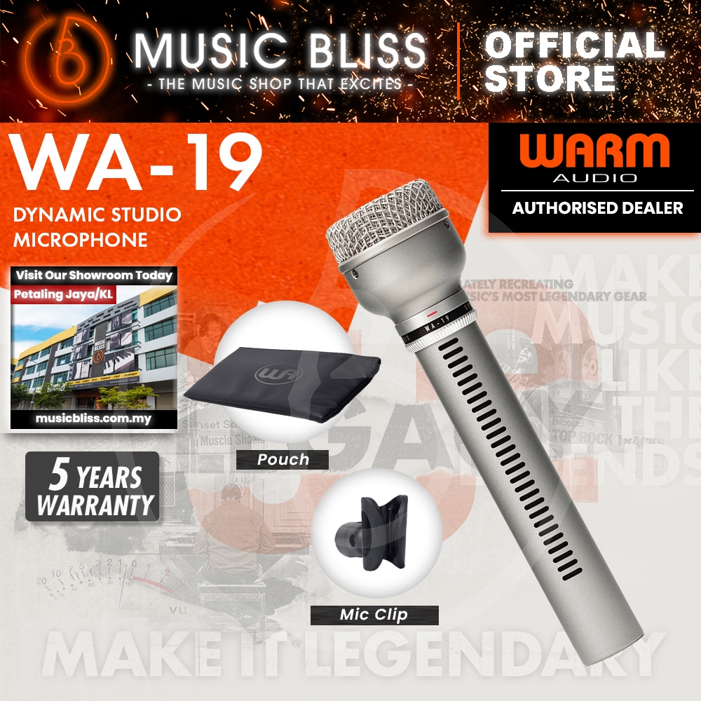 Warm Audio WA-19 Dynamic Studio Microphone - Nickel (WA19) | Shopee ...