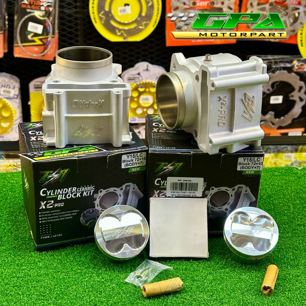ESR RACING X2PRO CERAMIC BLOCK Y15 LC135 65MM 70MM 72MM | Shopee Malaysia