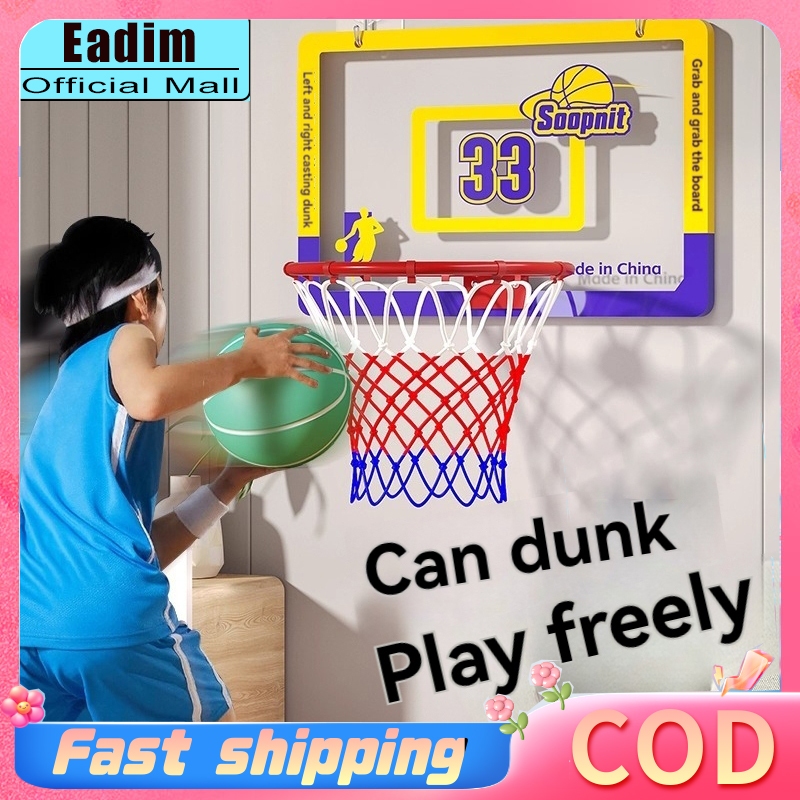 Hanging Basketball Hoop Kids Basketball Ring With Score Counter Can ...
