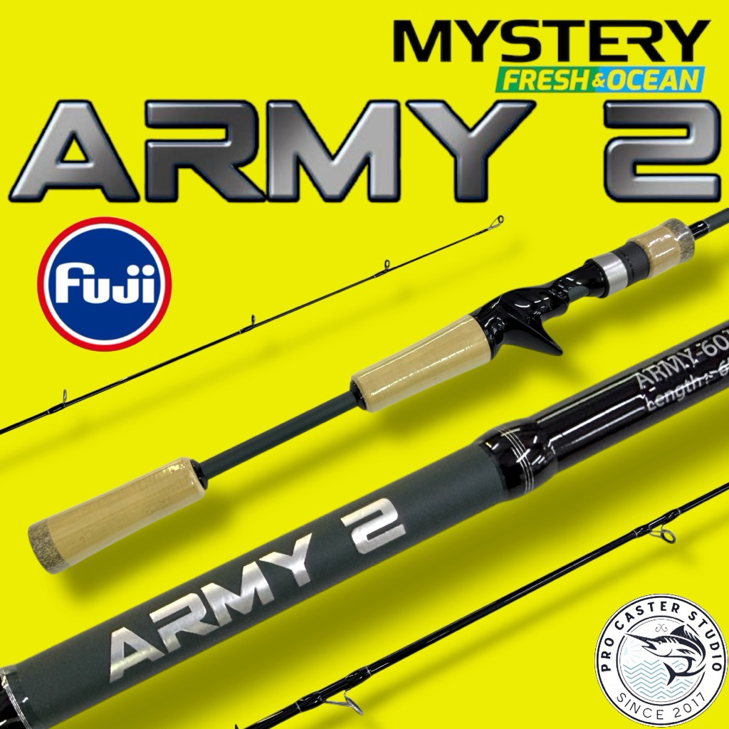 MYSTERY ARMY 2 BAITCASTING FISHING ROD JORAN KOLAM CASTING ROD | Shopee ...