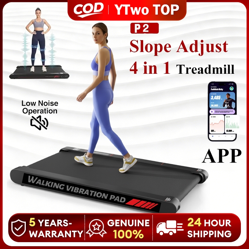Walking treadmill Multi-Function Fitness Gym Workout Walking Treadmill ...
