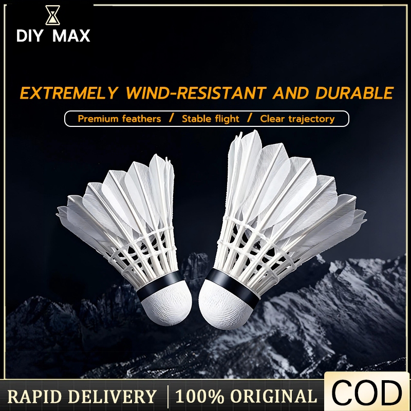 Training Shuttlecock 3 pcs / 6 pcs /12 pcs /Tube Bulu Tangkis Badminton ...