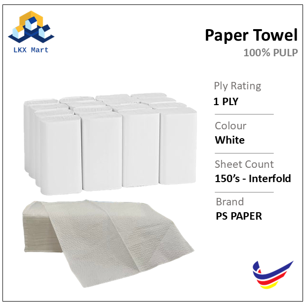 Refill Pack Interfold Paper Towel Restroom Paper Towel Kitchen Paper ...