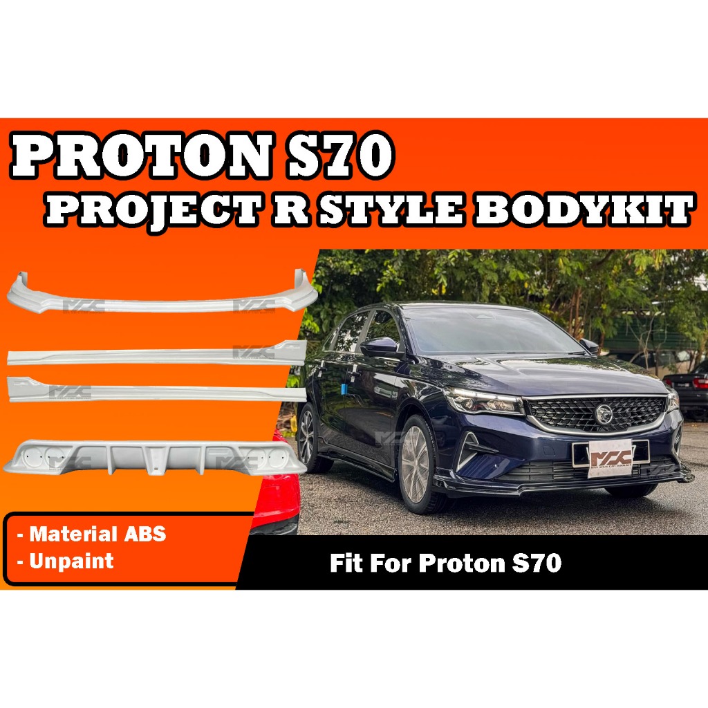 PROTON S70 ADVANCE GT STYLE BODYKIT BUMPER SKIRT LIP CAR BODYKIT S70 ...