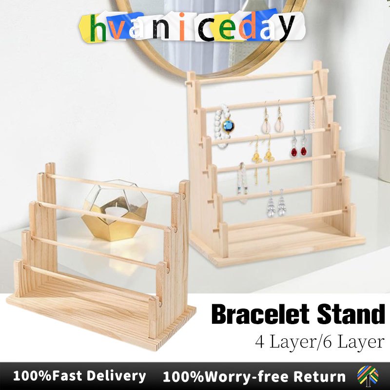 Bangle Storage Rack Multistep Ladder 4/6 Layer Bracelet Display Stand ...