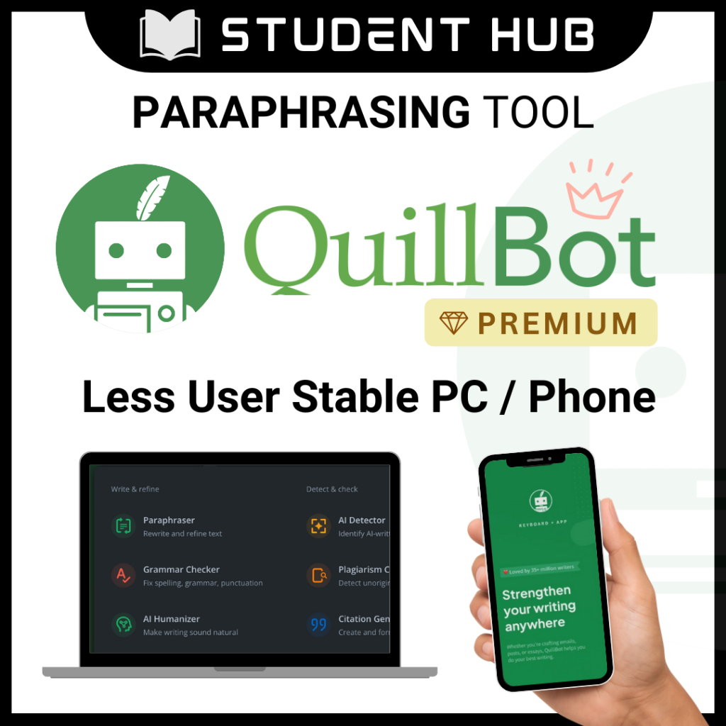 QuillBot 2026 Paraphrasing Tool with Multi-User Access and Enhanced ...