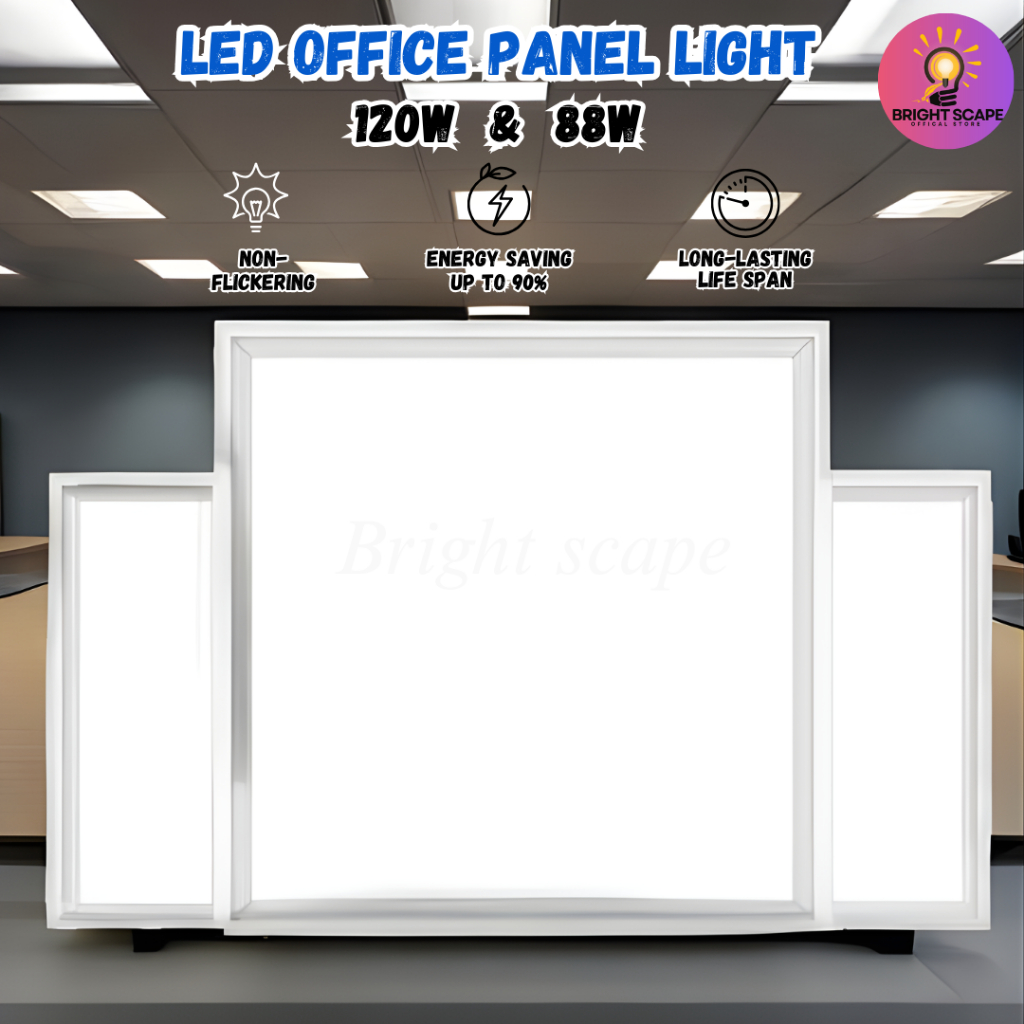 LED Backlit Panel Light 88W 80W 120W Office Lighting 2x2ft 2x4feet ...