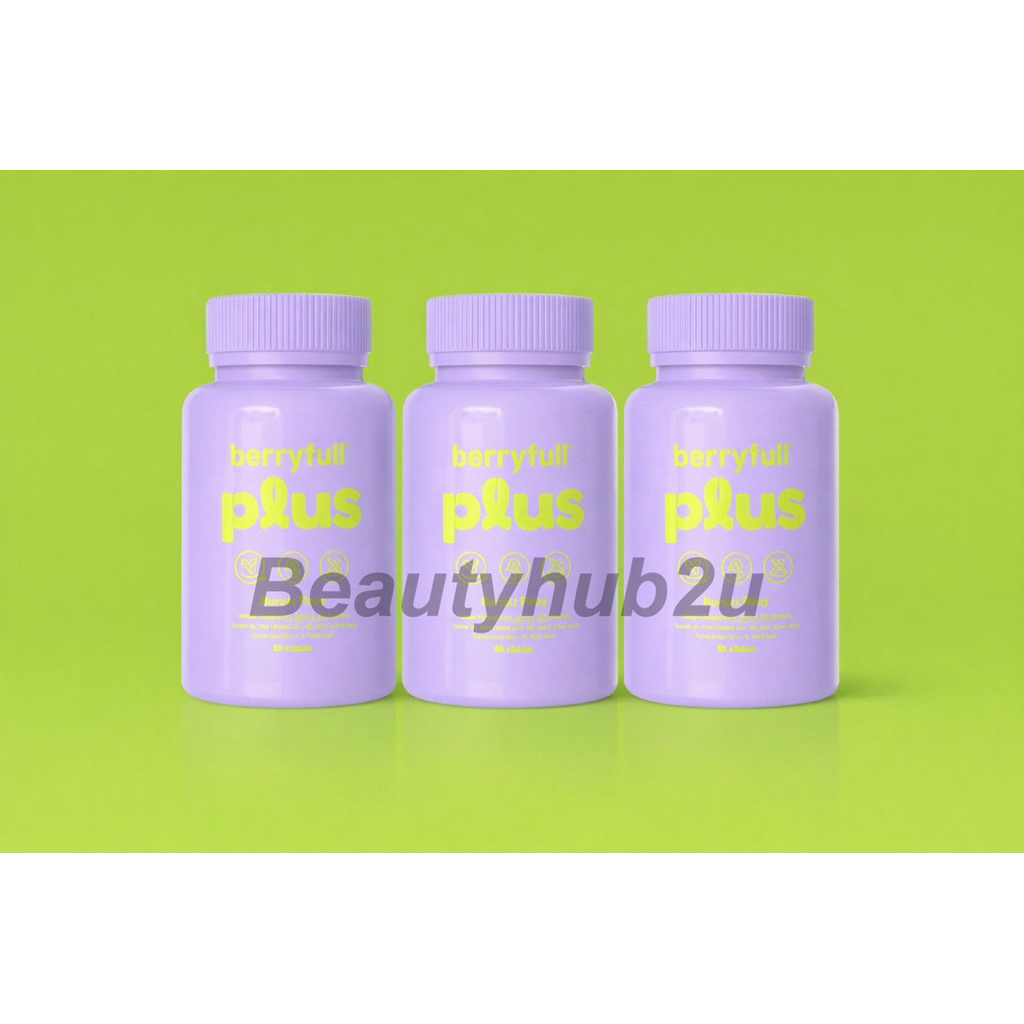 READY STOCK BERRYFULL 3BOTTLE BY INAYAH BEAUTY SLIMMING DETOX PROBIOTIC ...