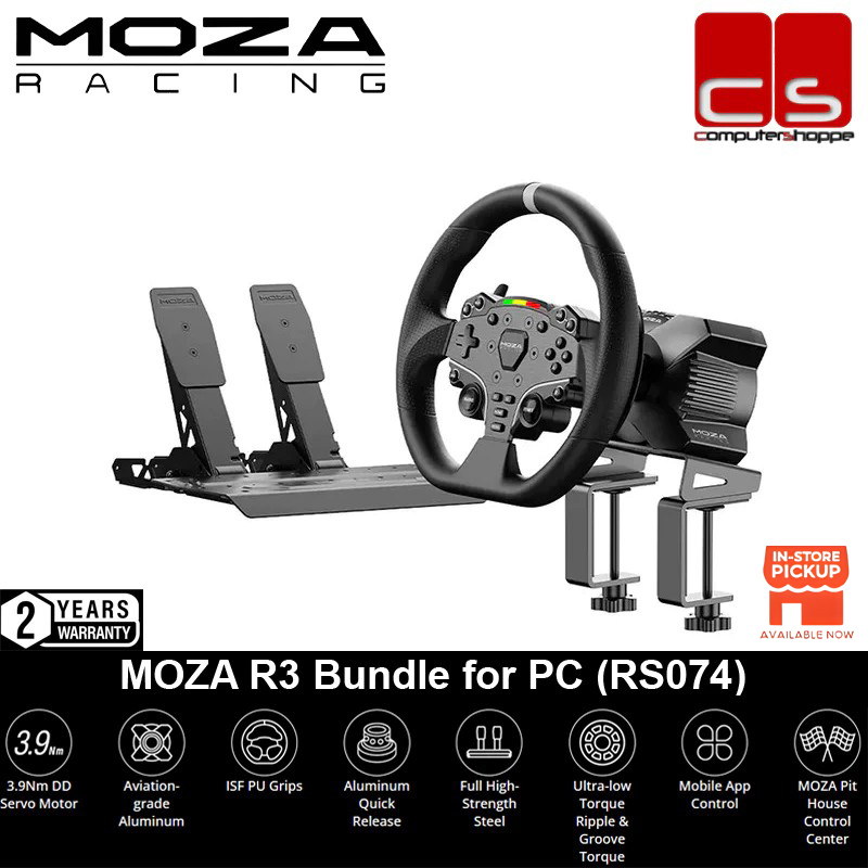 MOZA R3 Bundle for PC (RS074) | Shopee Malaysia