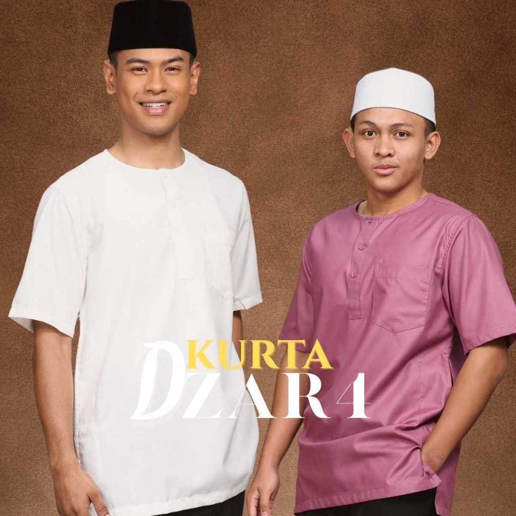 Kurta Dzar 4 - Kurta Normal Fit - Roundneck Short Sleeve with 3 pockets ...