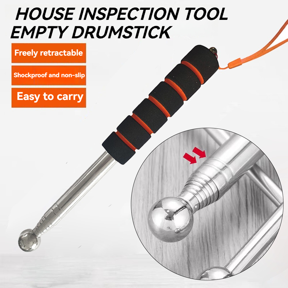 130cm 200cm Extendable Tile Tester Adjustable Telescopic Rod Sound ...