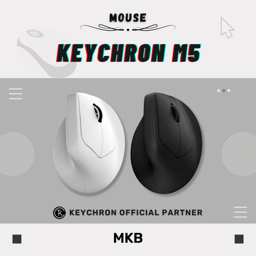 Keychron M5 8k Polling Rate Customizable Side Macro Button Ergonomic ...
