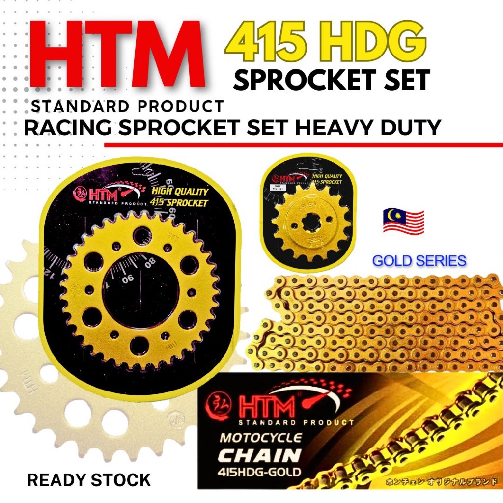 415HDG-122L RS150 RS V1 V2 RS-X RSX RSX150 HONDA HTM RACING CHAIN ...