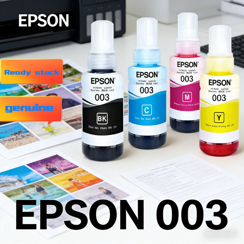 Tinta Epson 003 Original Asli Botol Isi Semula | Sesuai Printer L3210 ...